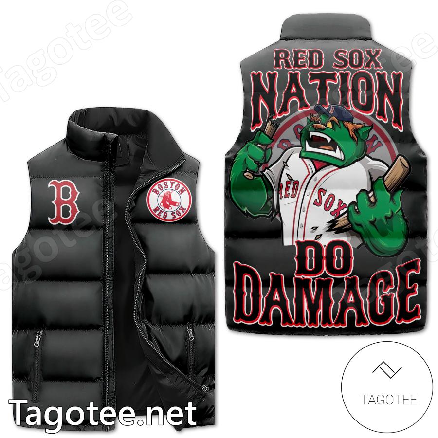 Boston Red Sox Nation Do Damage Puffer Vest