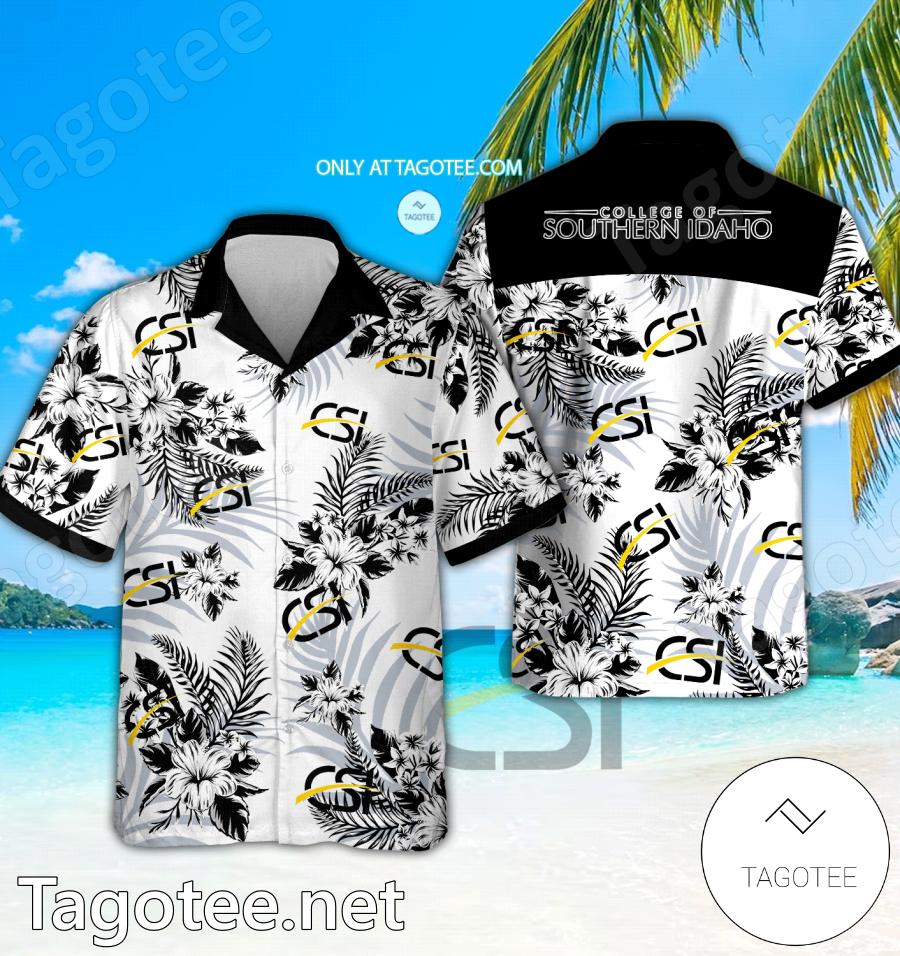 College of Southern Idaho Hawaiian Shirt, Beach Shorts - EmonShop