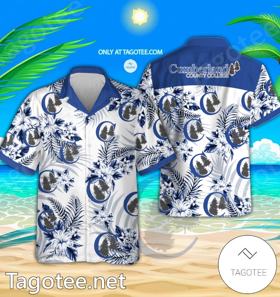 Cumberland County College Hawaiian Shirt, Beach Shorts - EmonShop