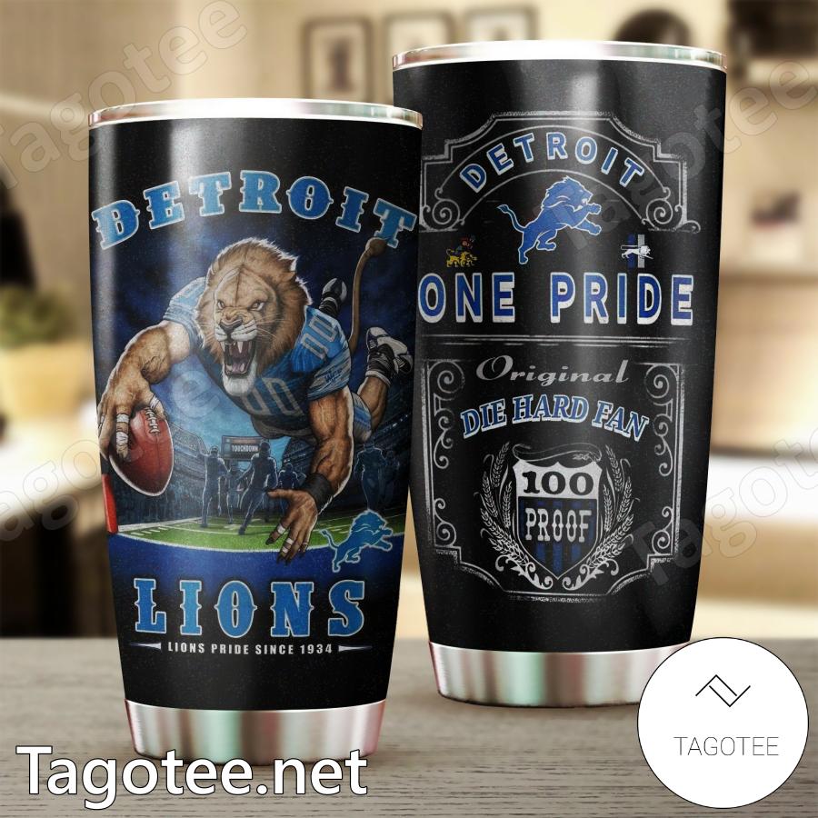 Detroit Lions One Pride Die Hard Fan Tumbler - Tagotee