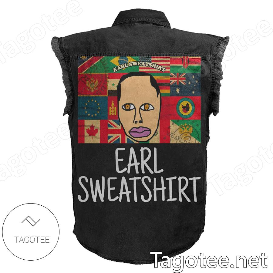 Earl Sweatshirt Sleeveless Denim Jacket b