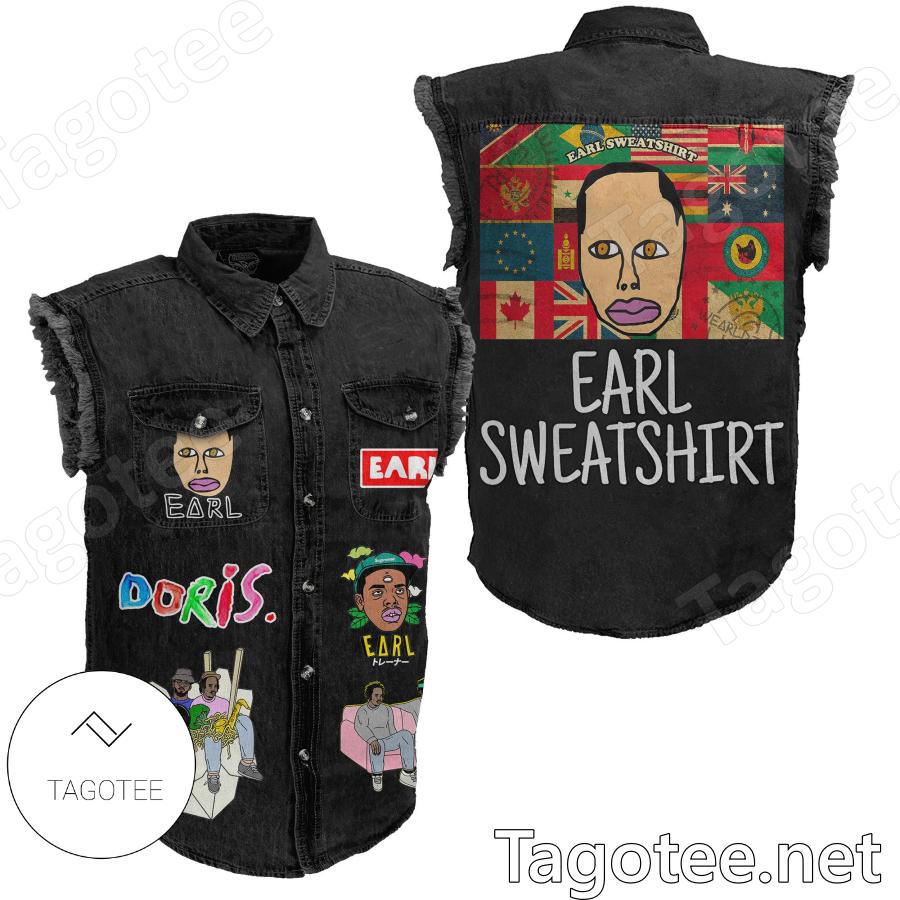 Earl Sweatshirt Sleeveless Denim Jacket