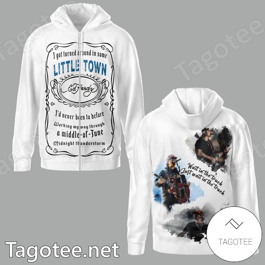 Ed Hardy I Got Turned Around In Some Little Town Sweatshirt, Hoodie y