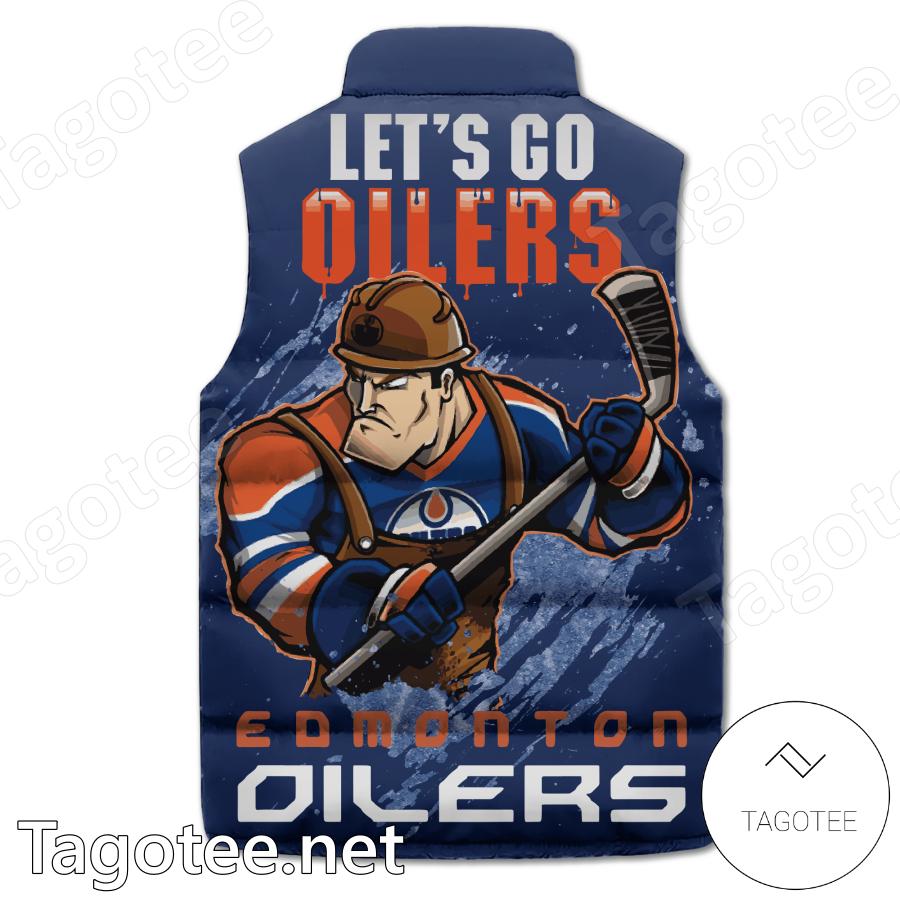 Edmonton Oilers Let's Go Oilers Puffer Vest b
