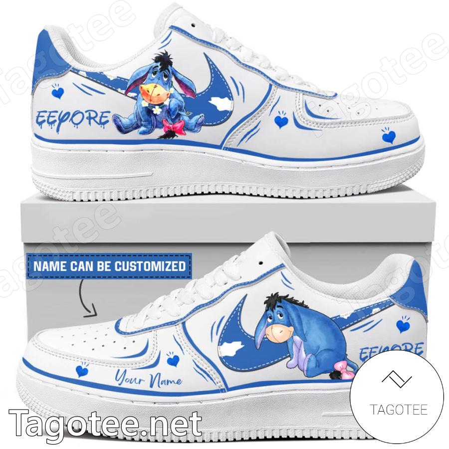 Eeyore Just Do It Personalized Air Force 1 Shoes