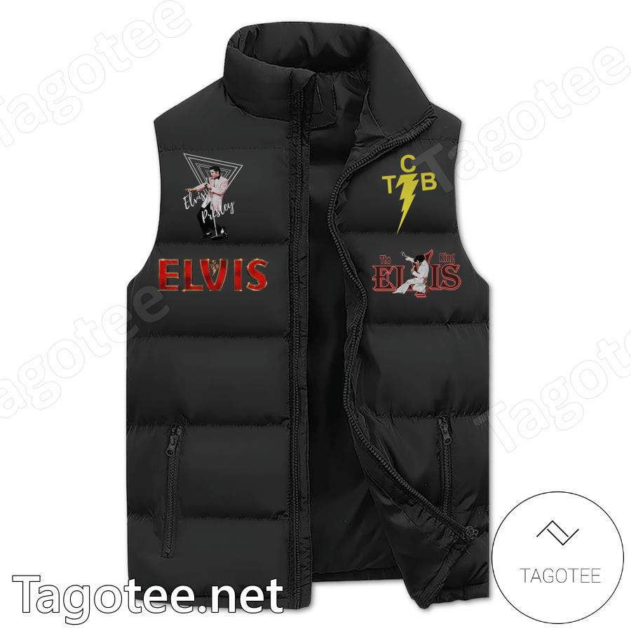 Elvis Presley You Give Me Hope And Consolation Puffer Vest a