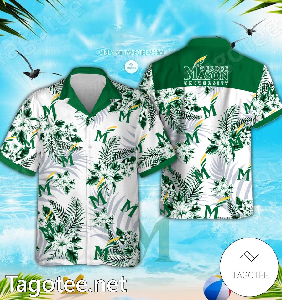 George Mason Patriots Hawaiian Shirt, Short - LIMITED EDITION