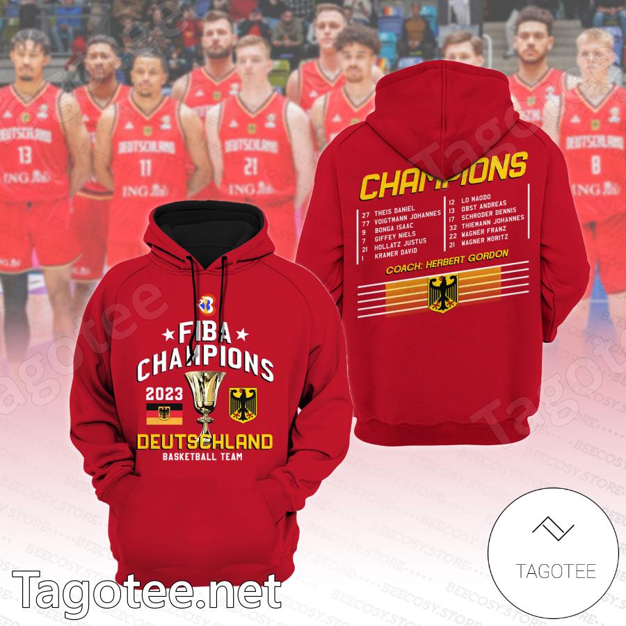 Germany Basketball Team Fiba Champions 2023 Deutschland T-shirt, Hoodie