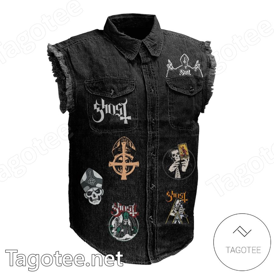 Ghost All Your Faith All Your Rage Denim Vest Jacket a