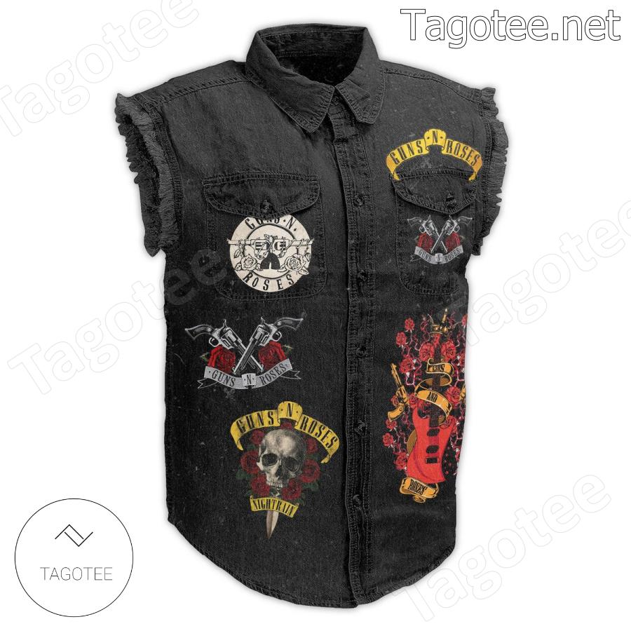 Guns N' Roses I Was Drunk The Day Denim Jean Vest a