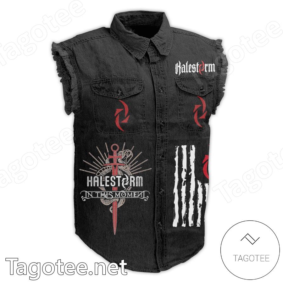 Halestorm Do What You Love Be Who You Are Denim Vest Jacket a