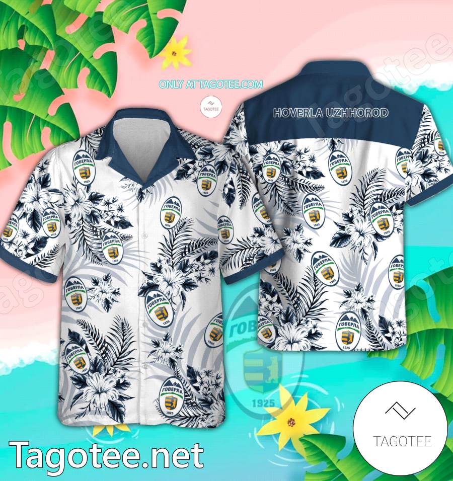 Hoverla Uzhhorod Danish Superliga Hawaiian Shirt - EmonShop
