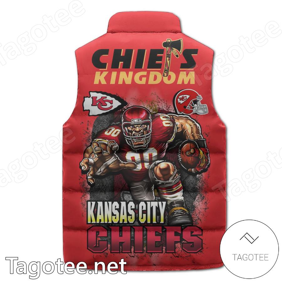 Kansas City Chiefs Kingdom Puffer Vest a