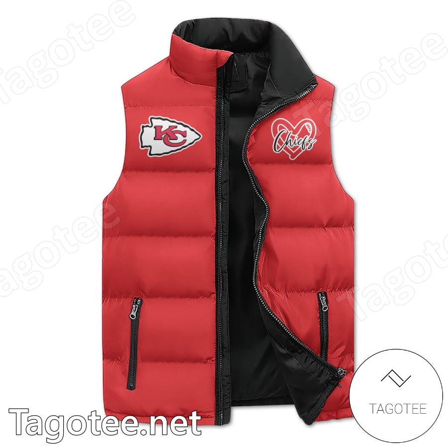 Kansas City Chiefs Kingdom Puffer Vest b