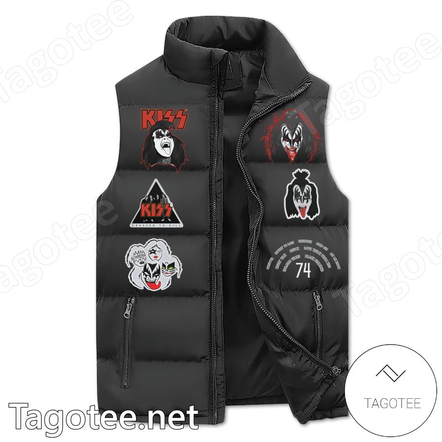 Kiss Rock And Roll All Nite Puffer Vest a