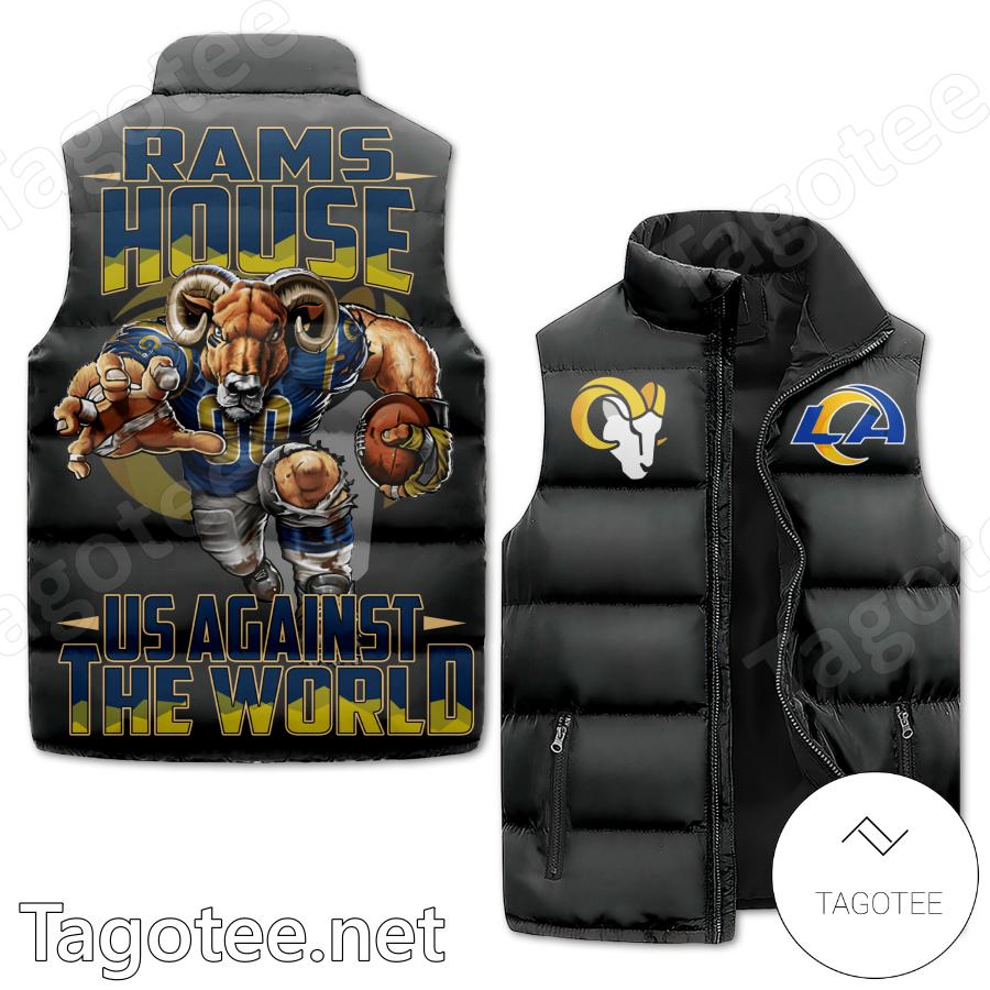 Los Angeles Rams House Us Against The World Puffer Vest
