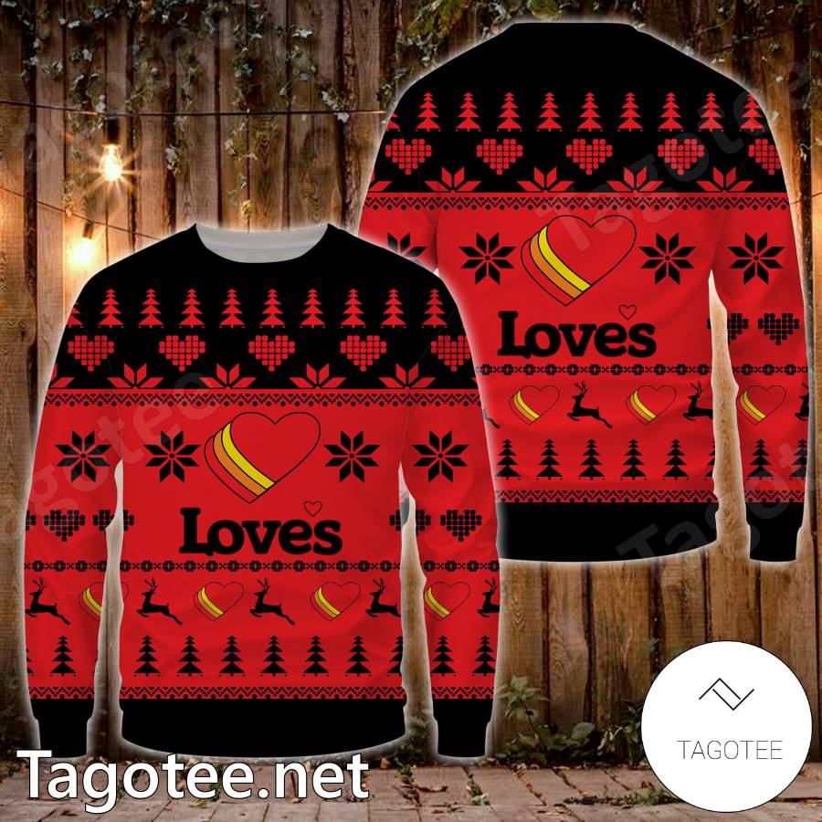 Love's Travel Stops Christmas T-shirt, Hoodie a