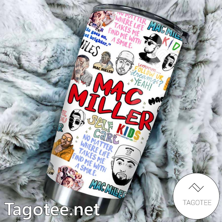 Mac Miller Music Pattern Tumbler a