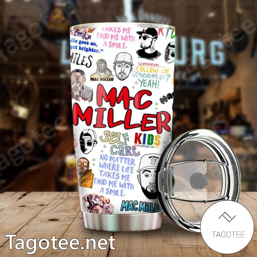 Mac Miller Music Pattern Tumbler