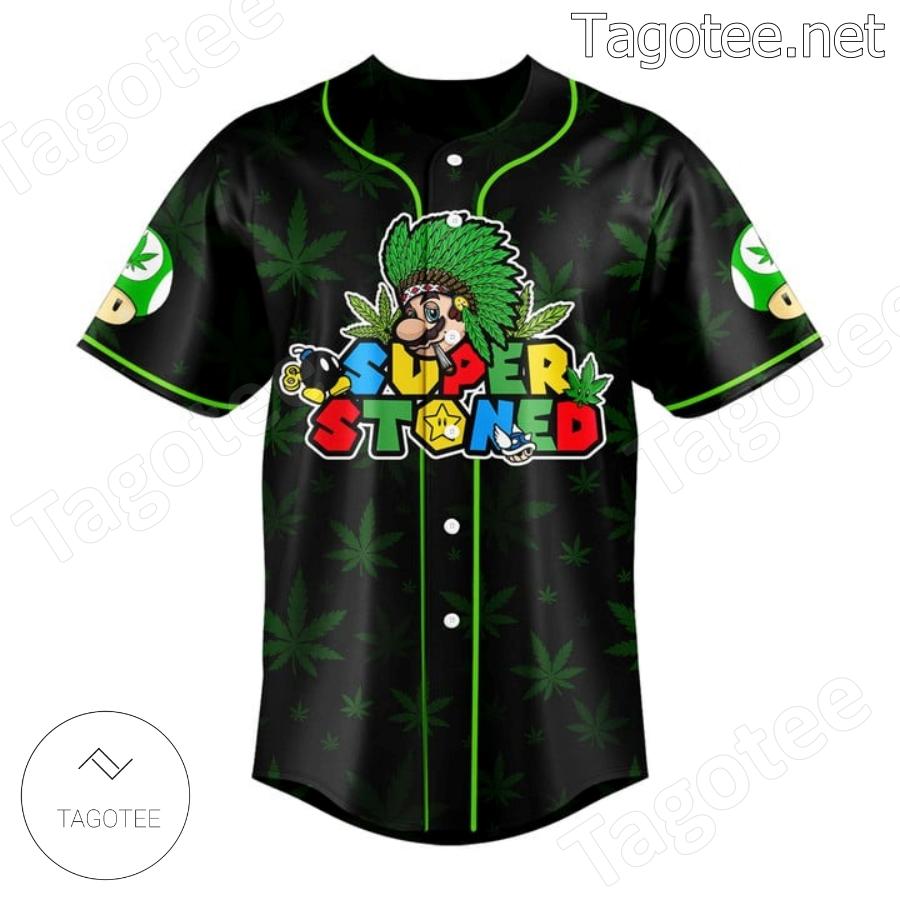 Mario Super Stoned Chiefin Baseball Jersey a