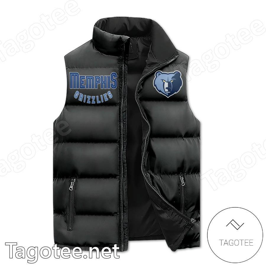 Memphis Grizzlies Grit And Grind We Don't Bluff Puffer Vest a