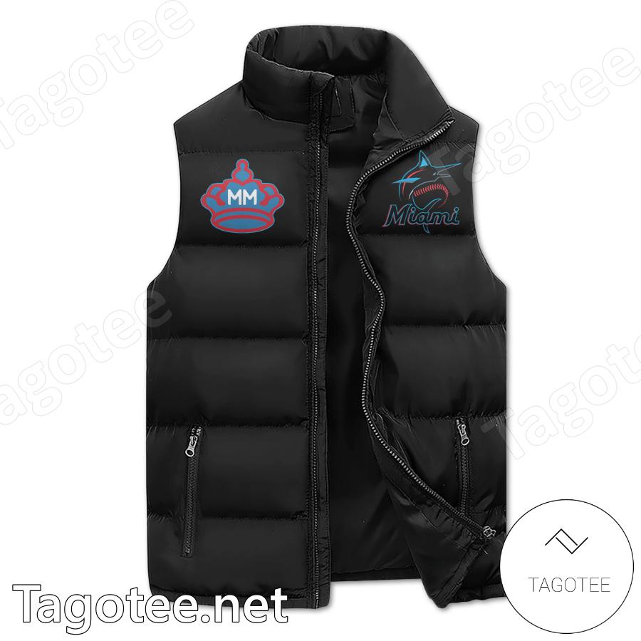 Miami Marlins Let's Go Fish Puffer Vest a