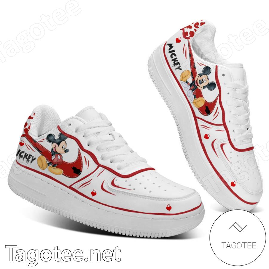 Mickey Mouse Just Do It Personalized Air Force 1 Shoes a