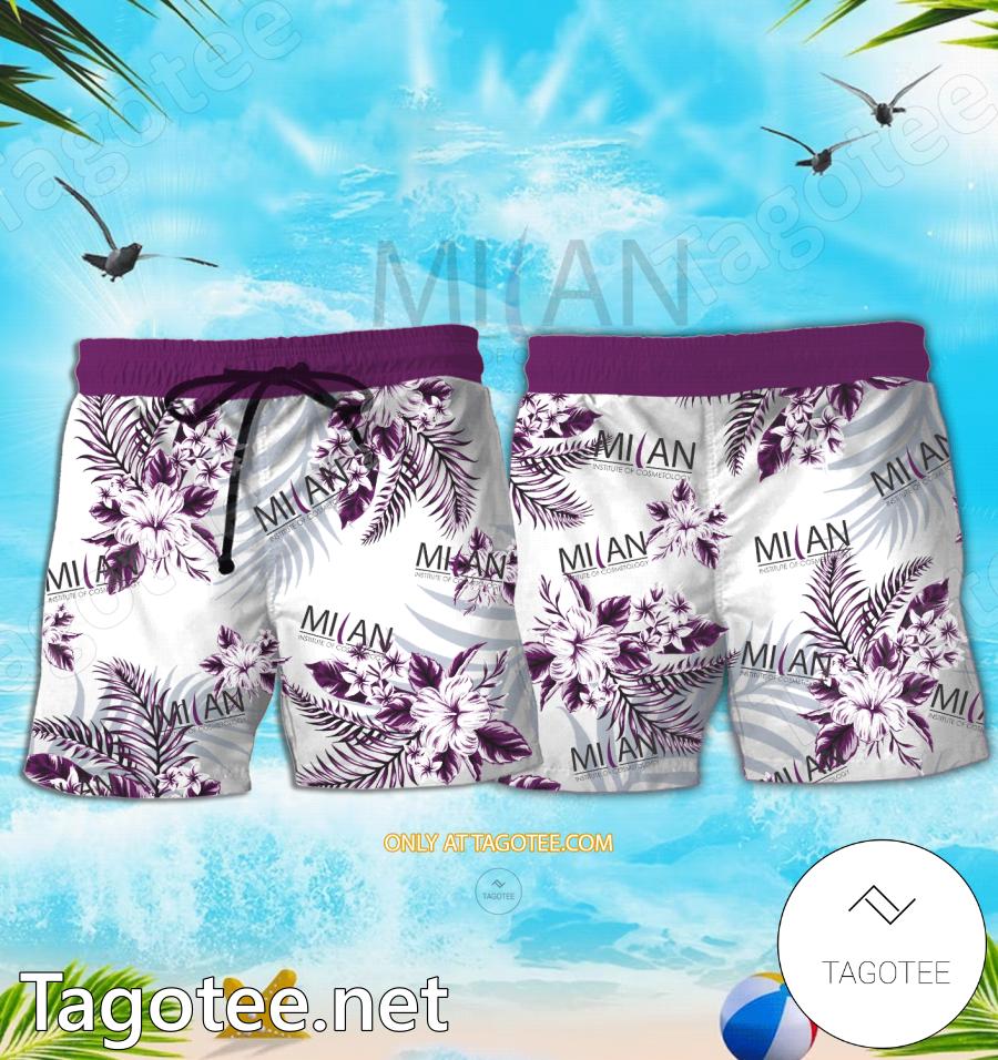 Milan Institute of Cosmetology-Vacaville Hawaiian Shirt, Beach Shorts - EmonShop a