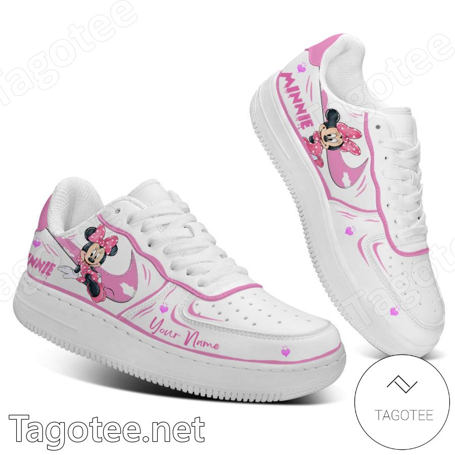 Minnie Mouse Just Do It Personalized Air Force 1 Shoes a