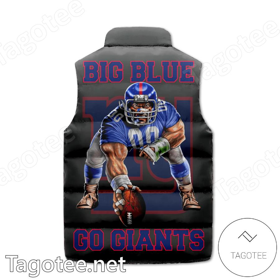 New York Giants Big Blue Go Giants Puffer Vest b