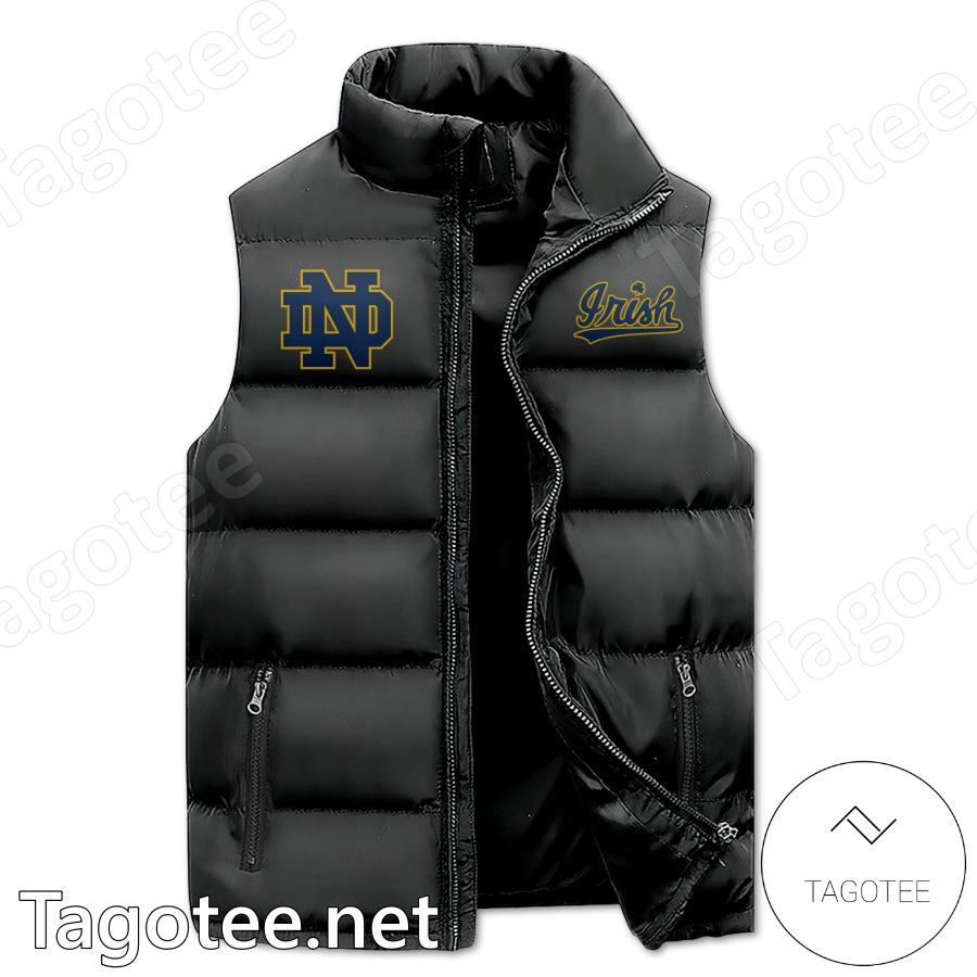 Notre Dame Fighting Irish Play Like A Champion Today Puffer Vest a