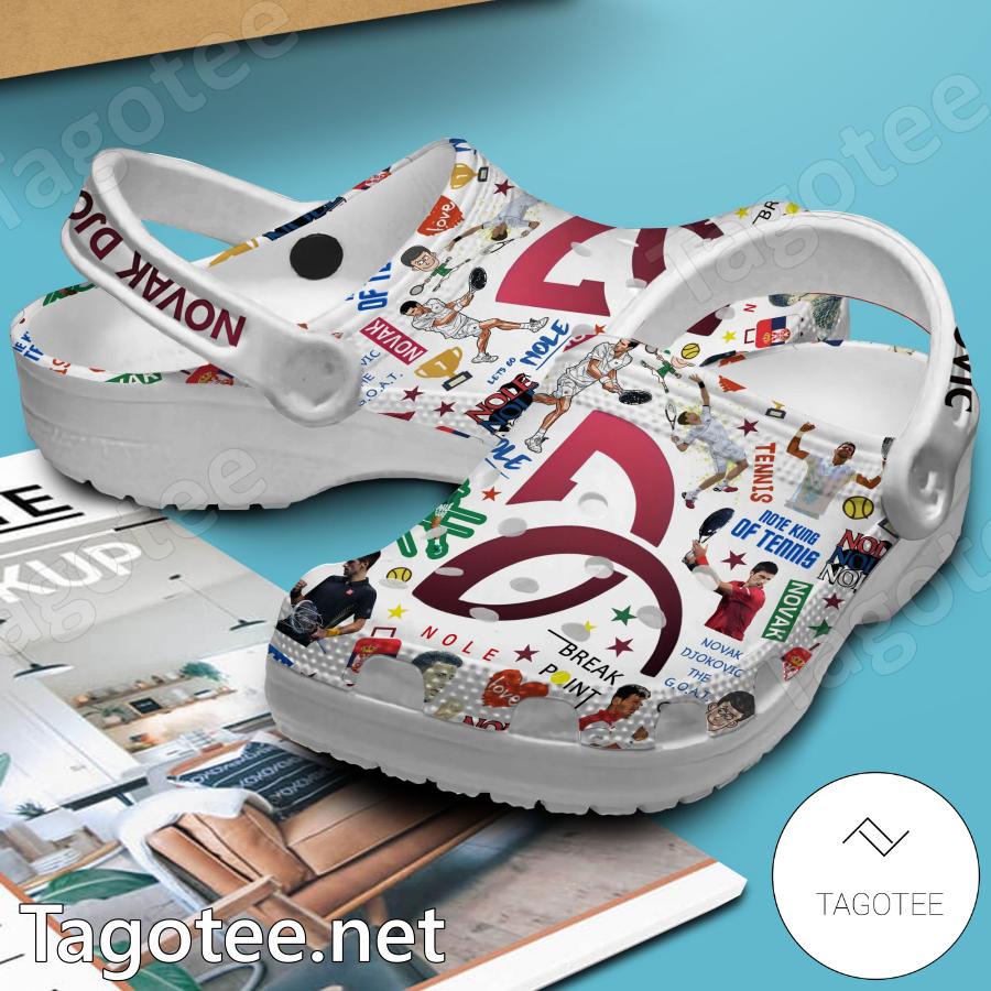 Novak Djokovic Tennis Crocs Clogs - Tagotee