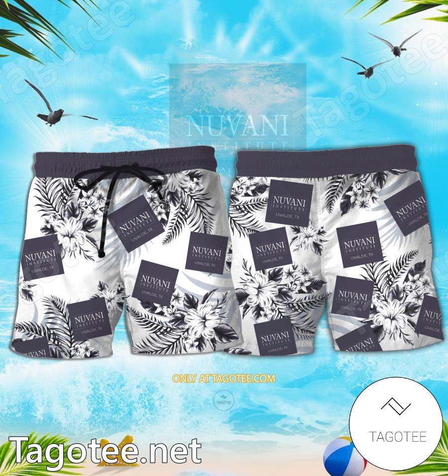 Nuvani Institute-Uvalde Hawaiian Shirt, Beach Shorts - EmonShop a
