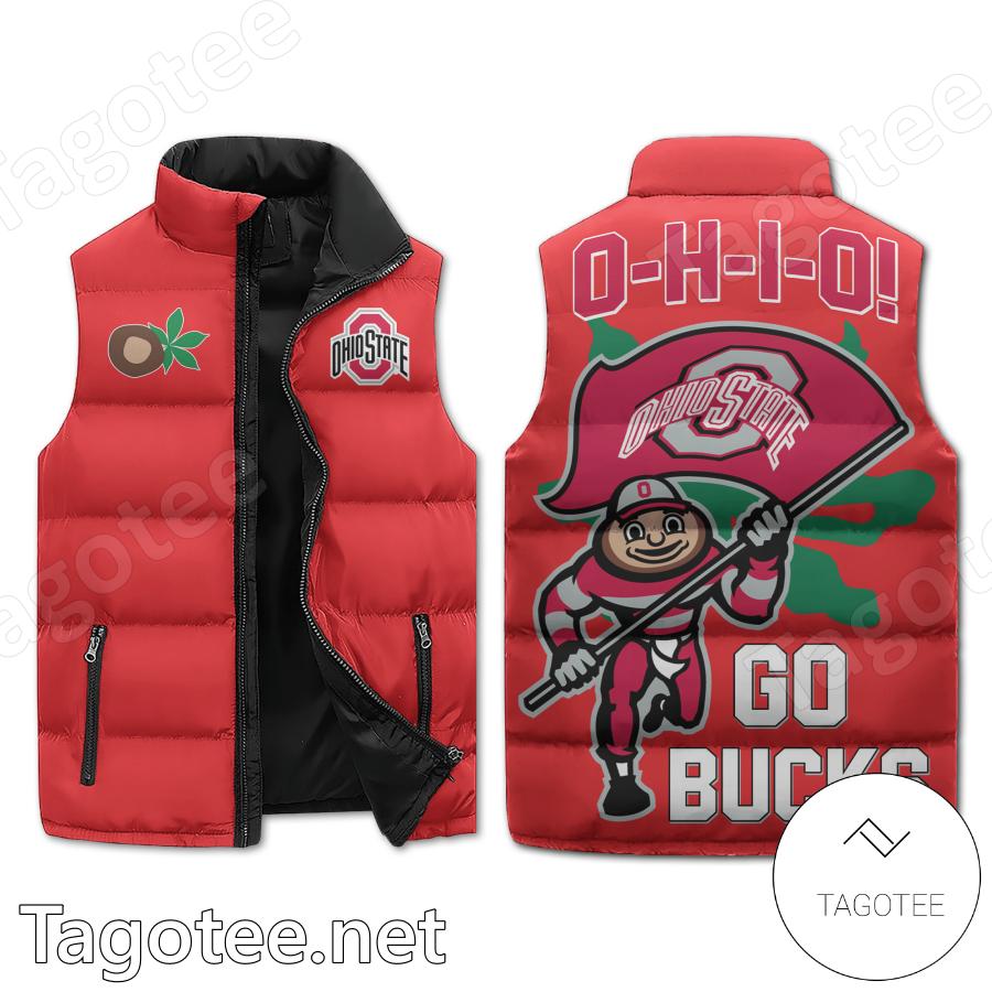 Ohio State Buckeyes Go Bucks Puffer Vest