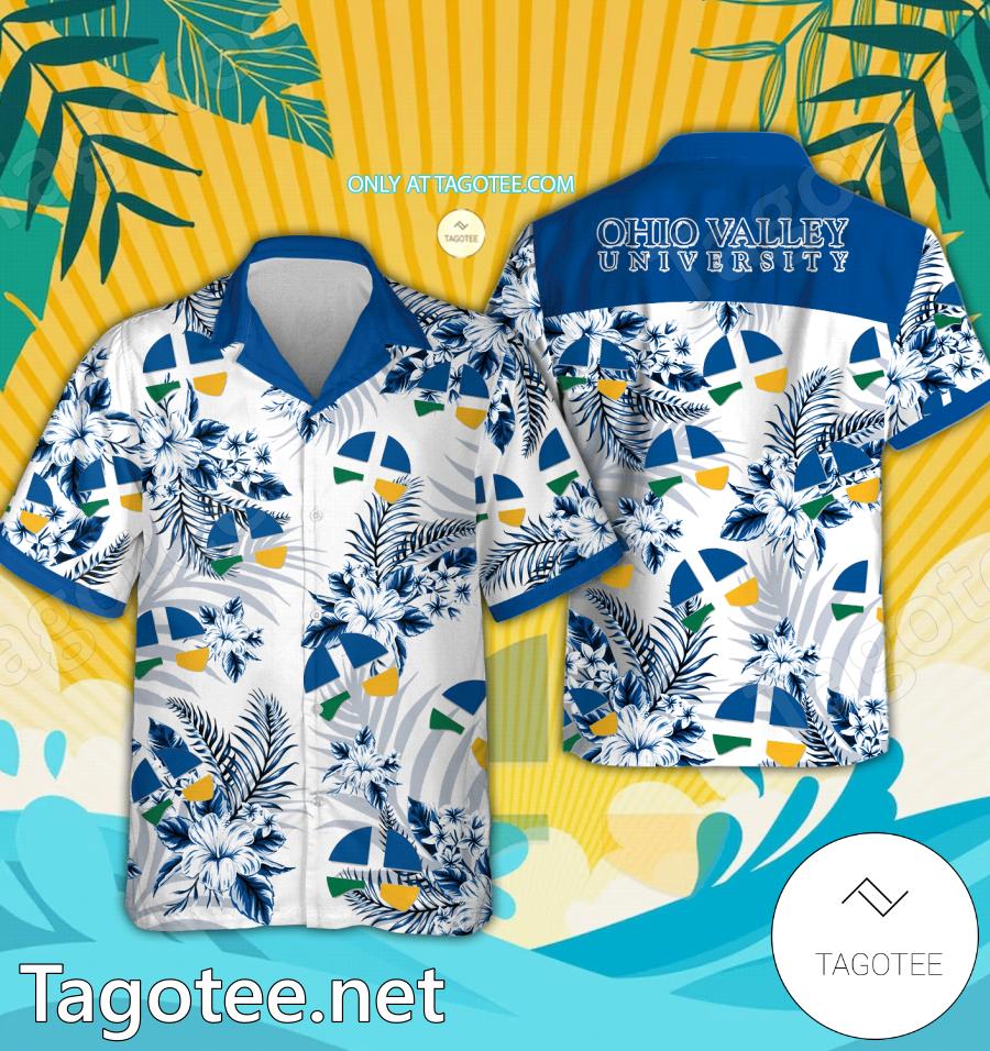 Ohio Valley University Hawaiian Shirt, Beach Shorts - EmonShop