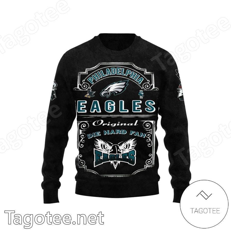 Philadelphia Eagles Original Die Hard Fan Sweatshirt, Hoodie a