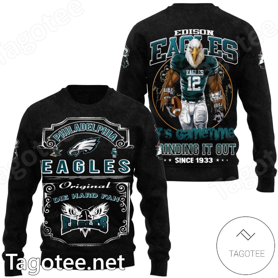 Philadelphia Eagles Original Die Hard Fan Sweatshirt, Hoodie