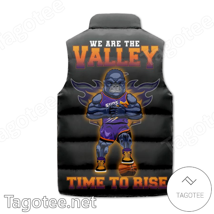 Phoenix Suns We Are The Valley Time To Rise Puffer Vest b