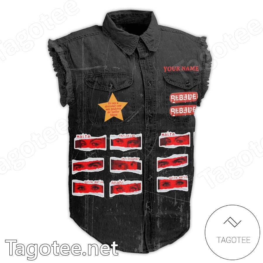 Rebelde Tv Series Personalized Denim Vest Jacket a
