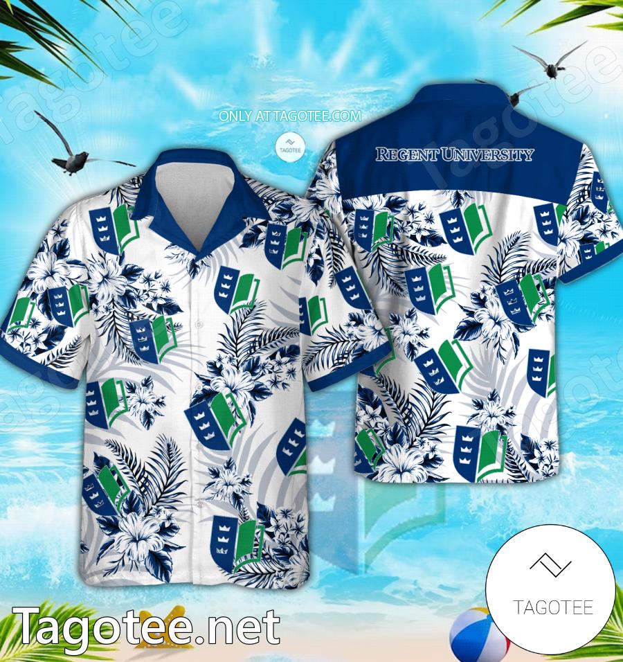 Regent University Hawaiian Shirt, Beach Shorts - EmonShop