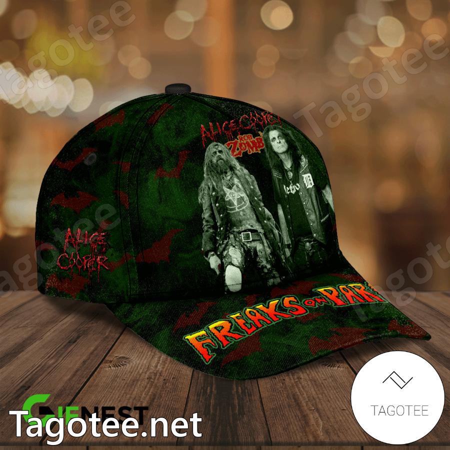 Rob Zombie And Alice Cooper Freaks On Parade 2023 Tour Cap a