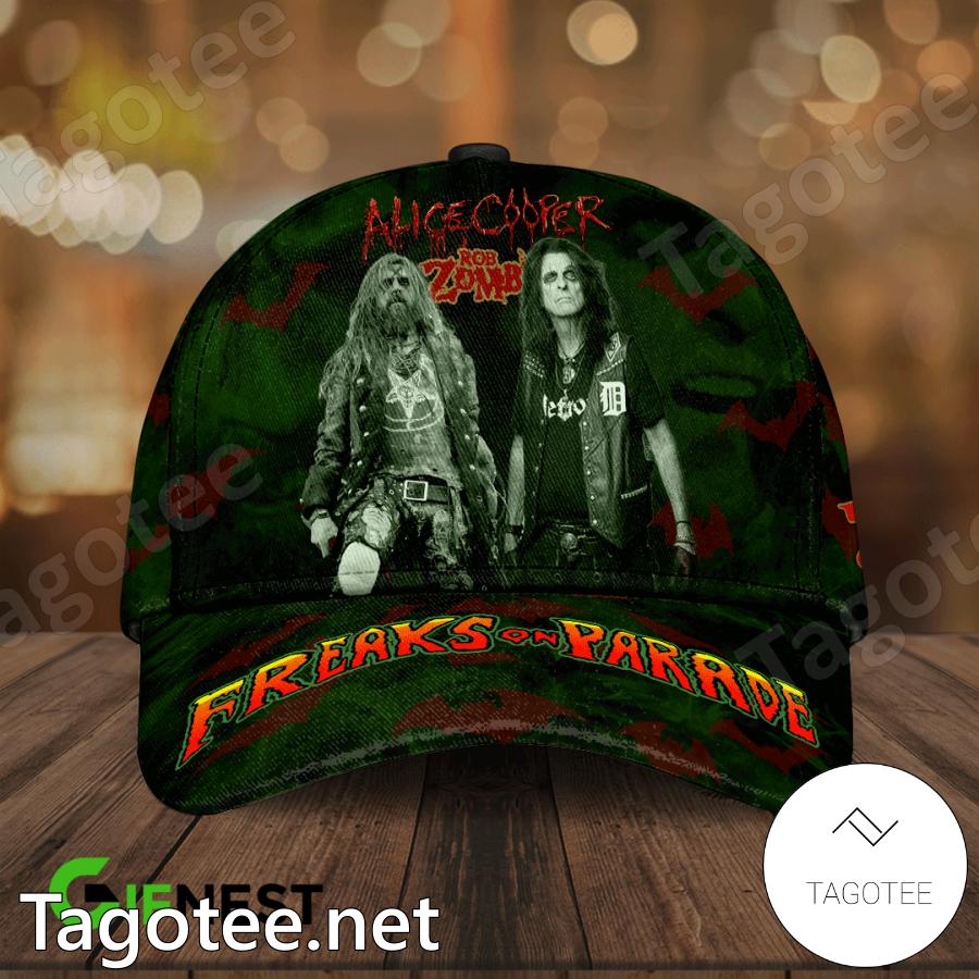 Rob Zombie And Alice Cooper Freaks On Parade 2023 Tour Cap