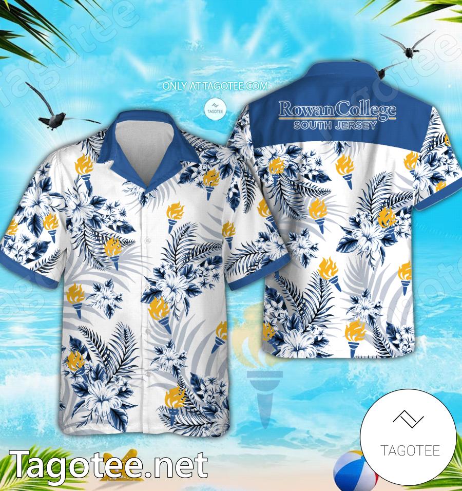 Rowan College South Jersey Hawaiian Shirt, Beach Shorts - EmonShop