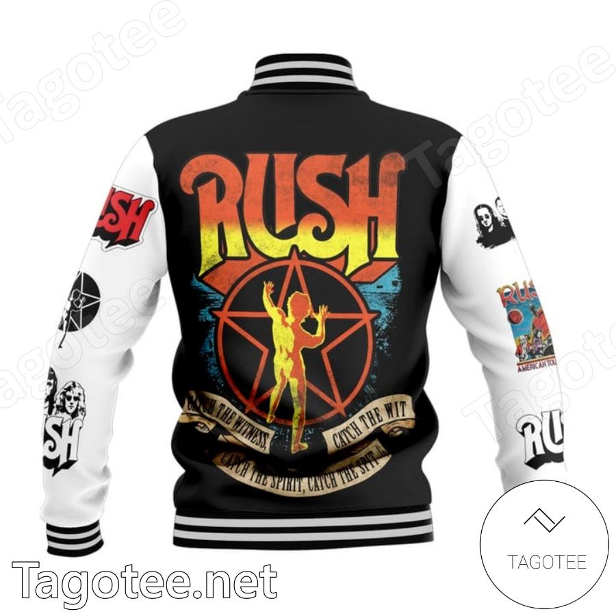 Rush Rock Band Symbols Baseball Jacket a