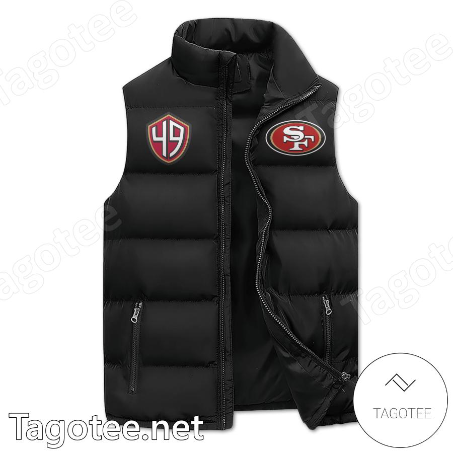 San Francisco 49ers Faithful Go Niners Puffer Vest b