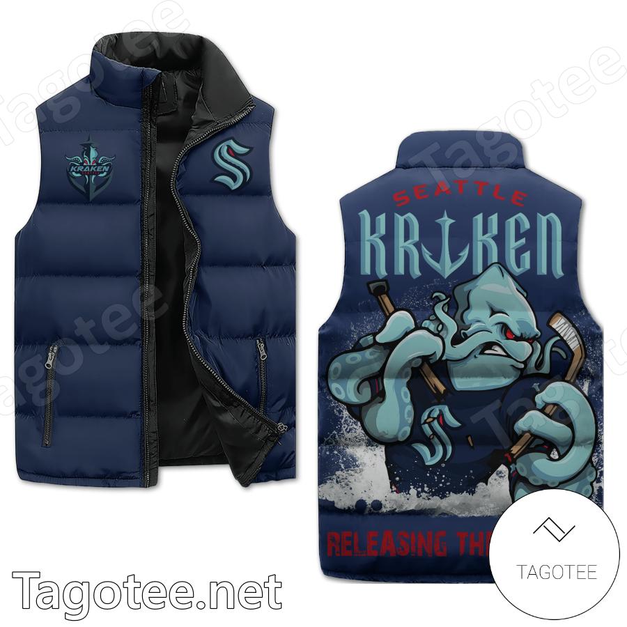 Seattle Kraken Release The Kraken Puffer Vest