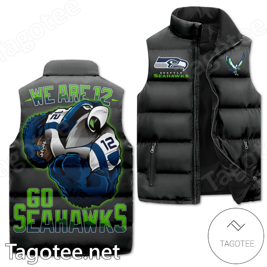 Seattle Seahawks We Are 12 Puffer Vest