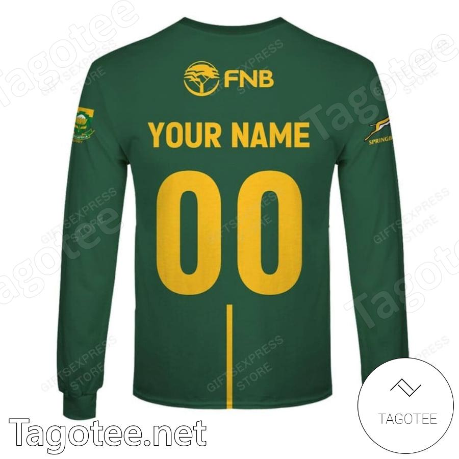 South African Springboks Personalized T-shirt, Hoodie x