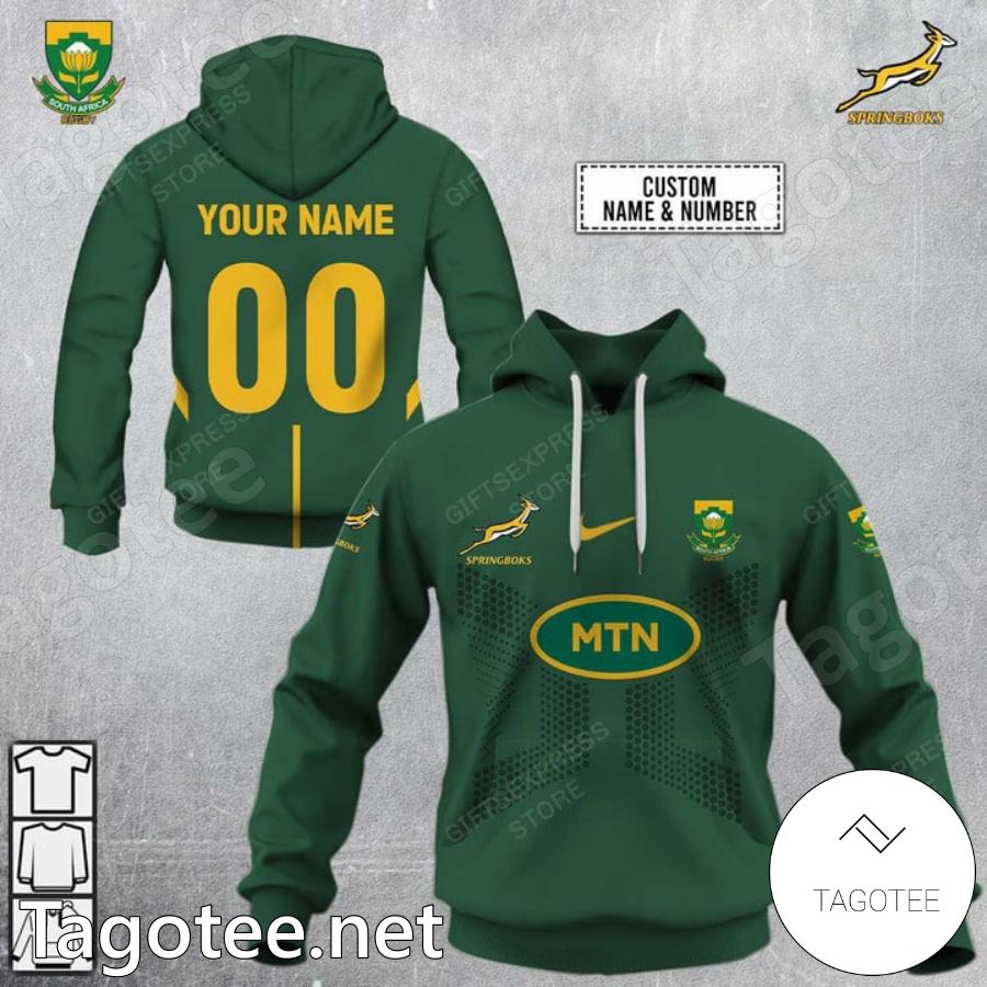 South African Springboks Personalized T-shirt, Hoodie