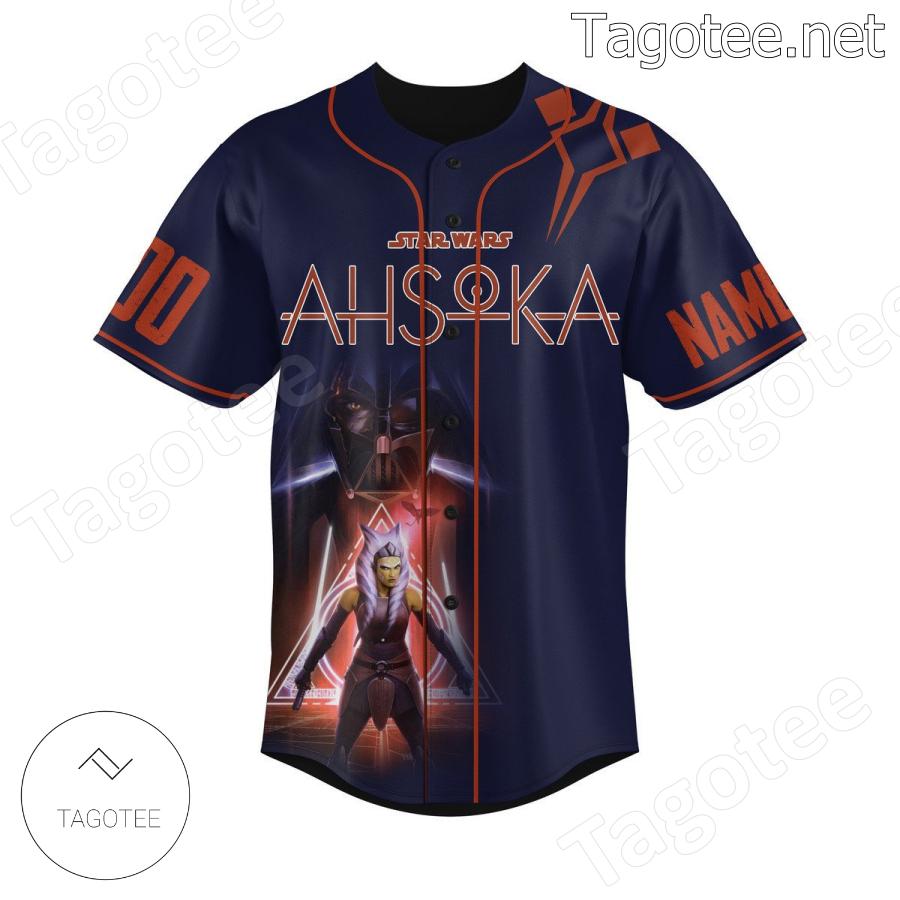 Star Wars Ahsoka Personalized Baseball Jersey a